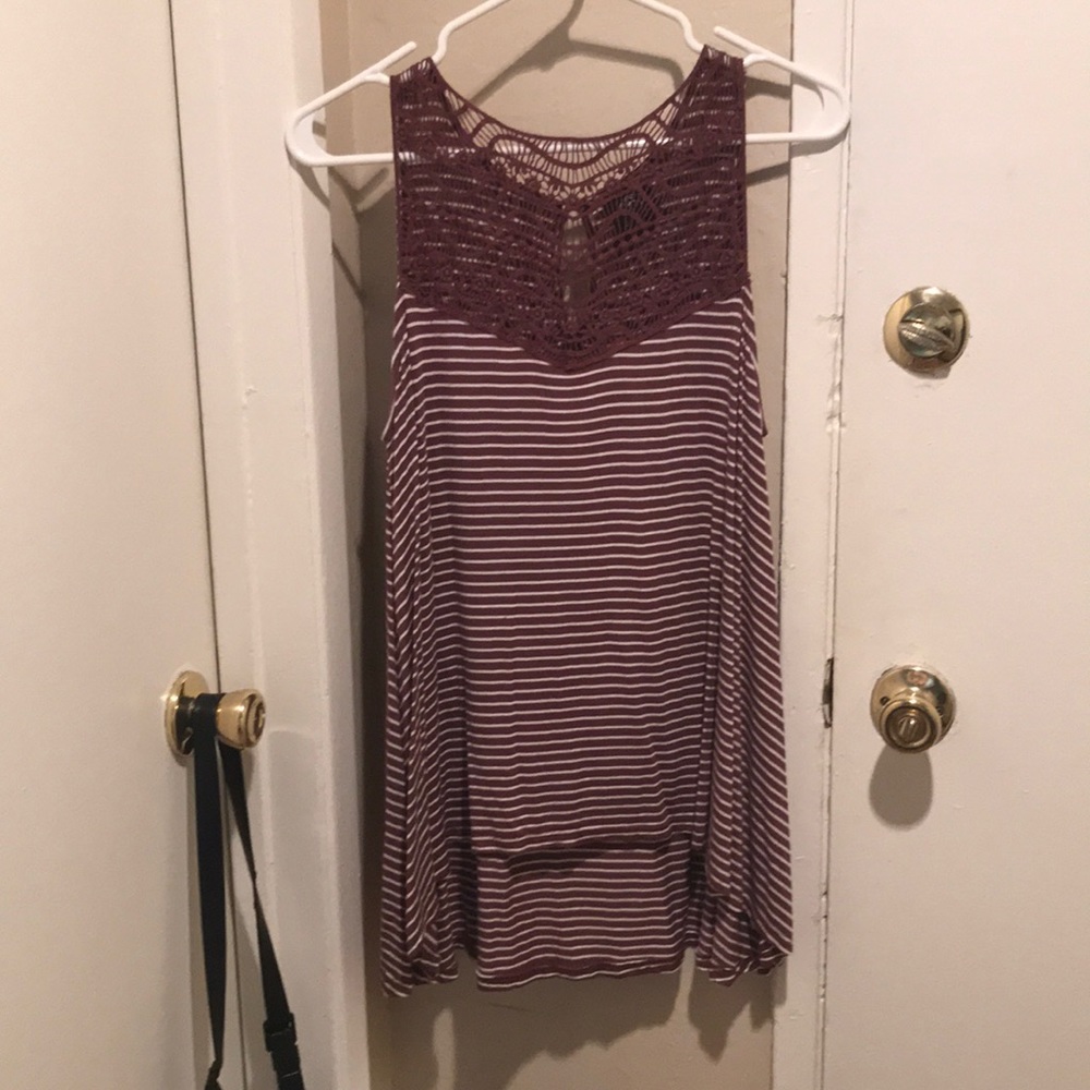 Bobeau striped tank top